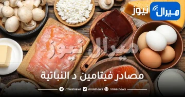 مصادر فيتامين د النباتية