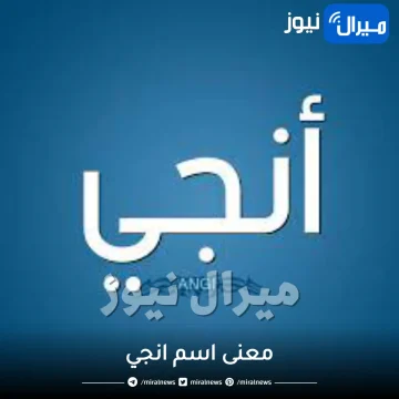 معنى اسم انجي في الإسلام واصله