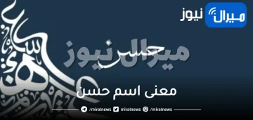 معنى اسم حسن وصفاته وعيوبه