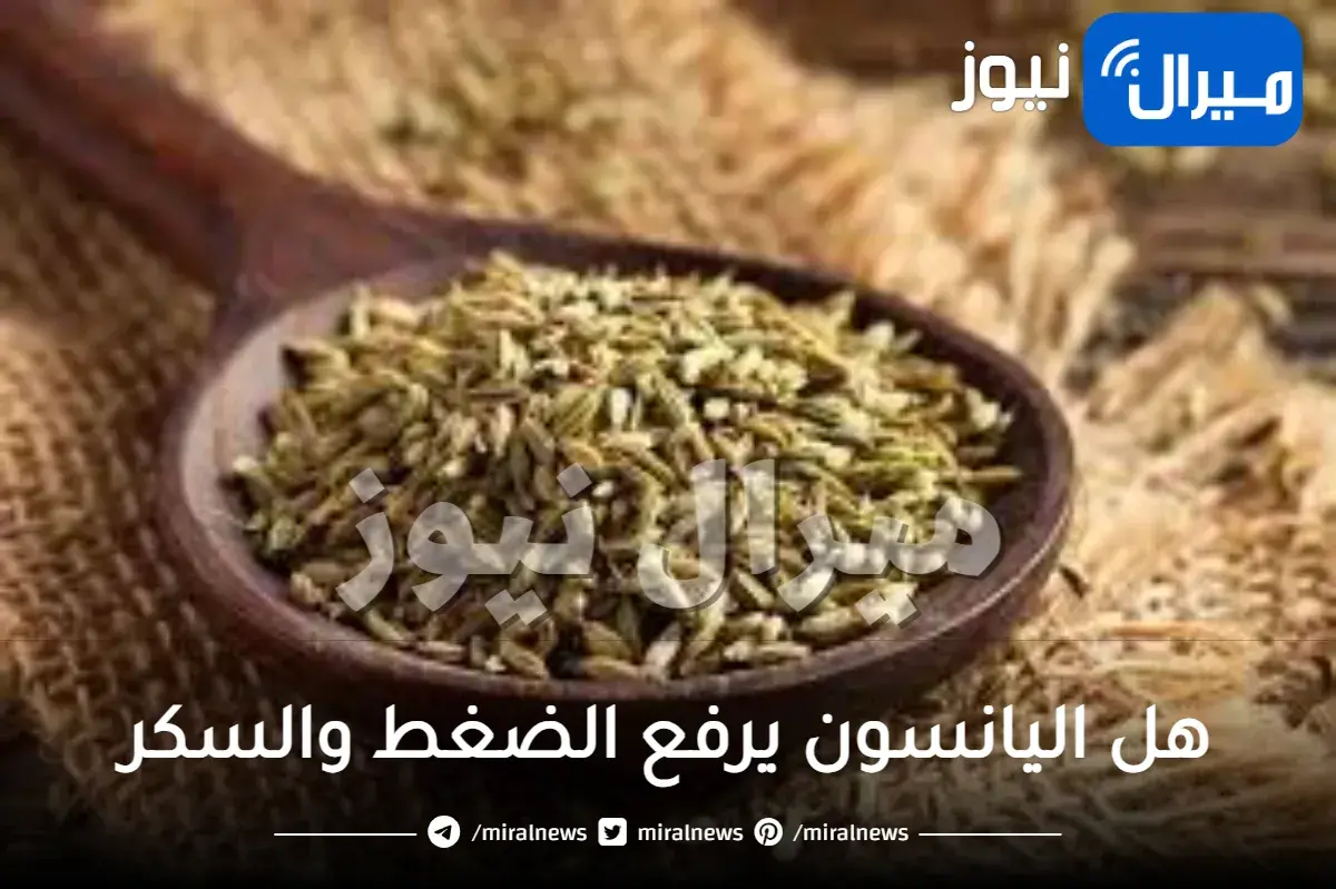 هل اليانسون يرفع الضغط والسكر