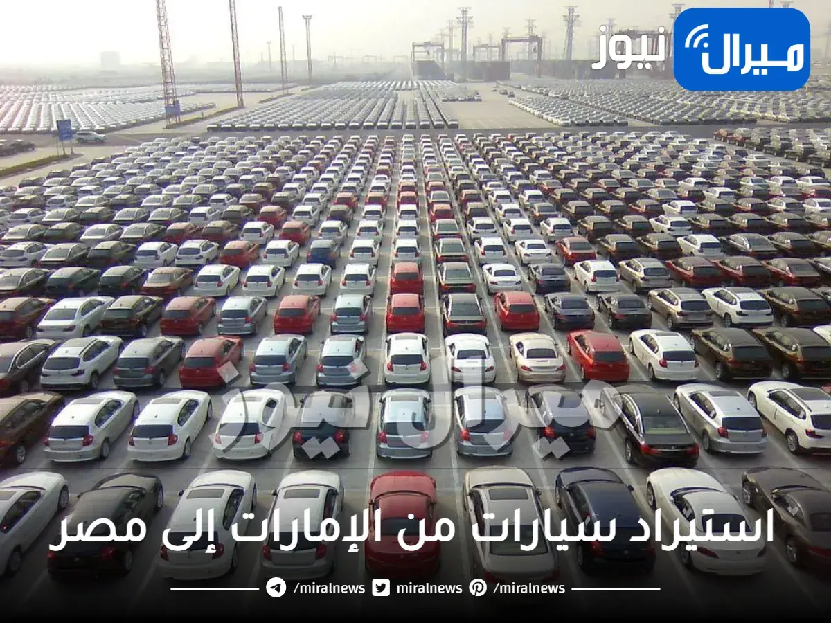 استيراد سيارات من الإمارات إلى مصر