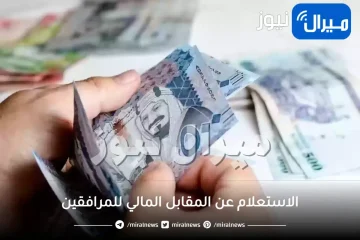 الاستعلام عن المقابل المالي للمرافقين رسوم المرافقين