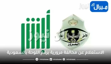 الاستعلام عن مخالفة مرورية برقم اللوحة بالسعودية