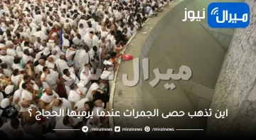 اين تذهب حصى الجمرات عندما يرميها الحجاج ؟