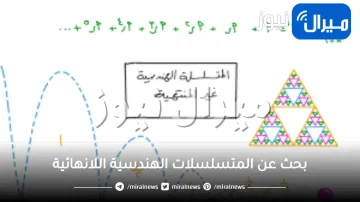 بحث عن المتسلسلات الهندسية اللانهائية