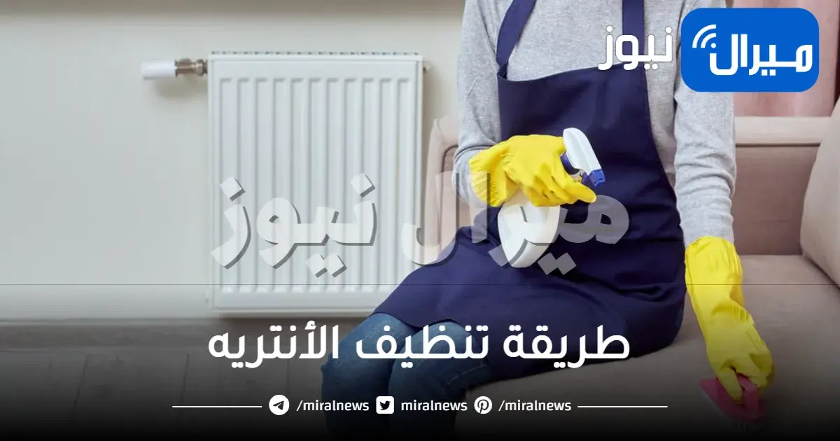طريقة تنظيف الأنتريه