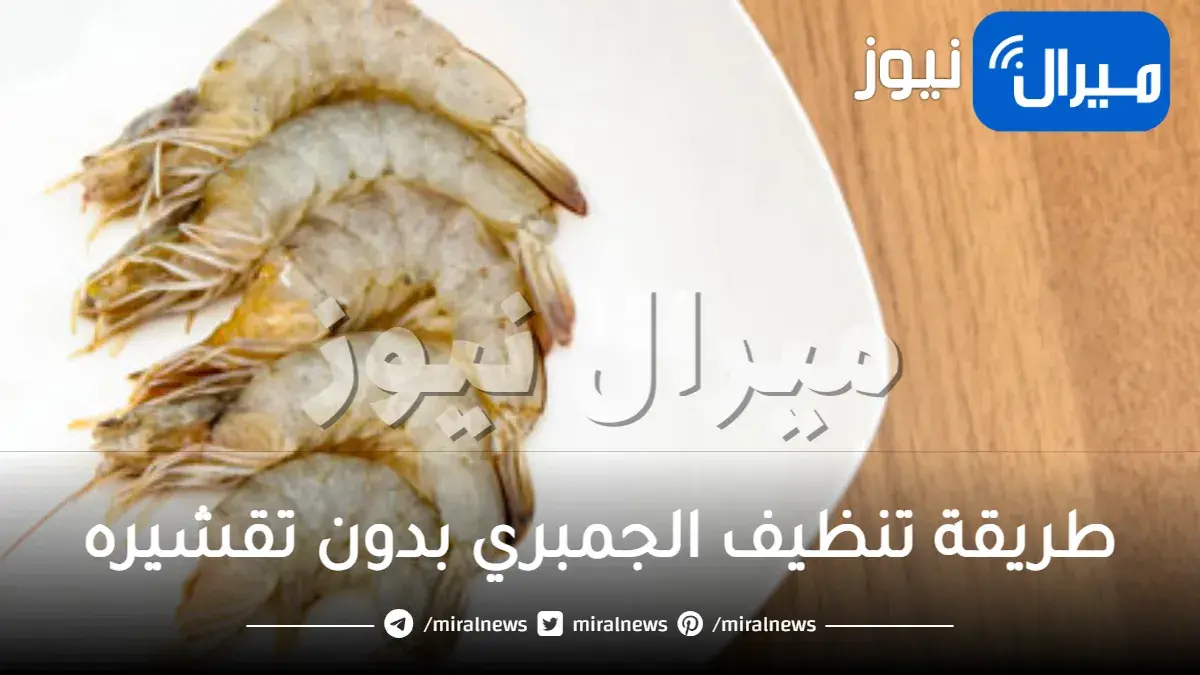طريقة تنظيف الجمبري بدون تقشيره بالصور وأفضل طرق تنظيفه