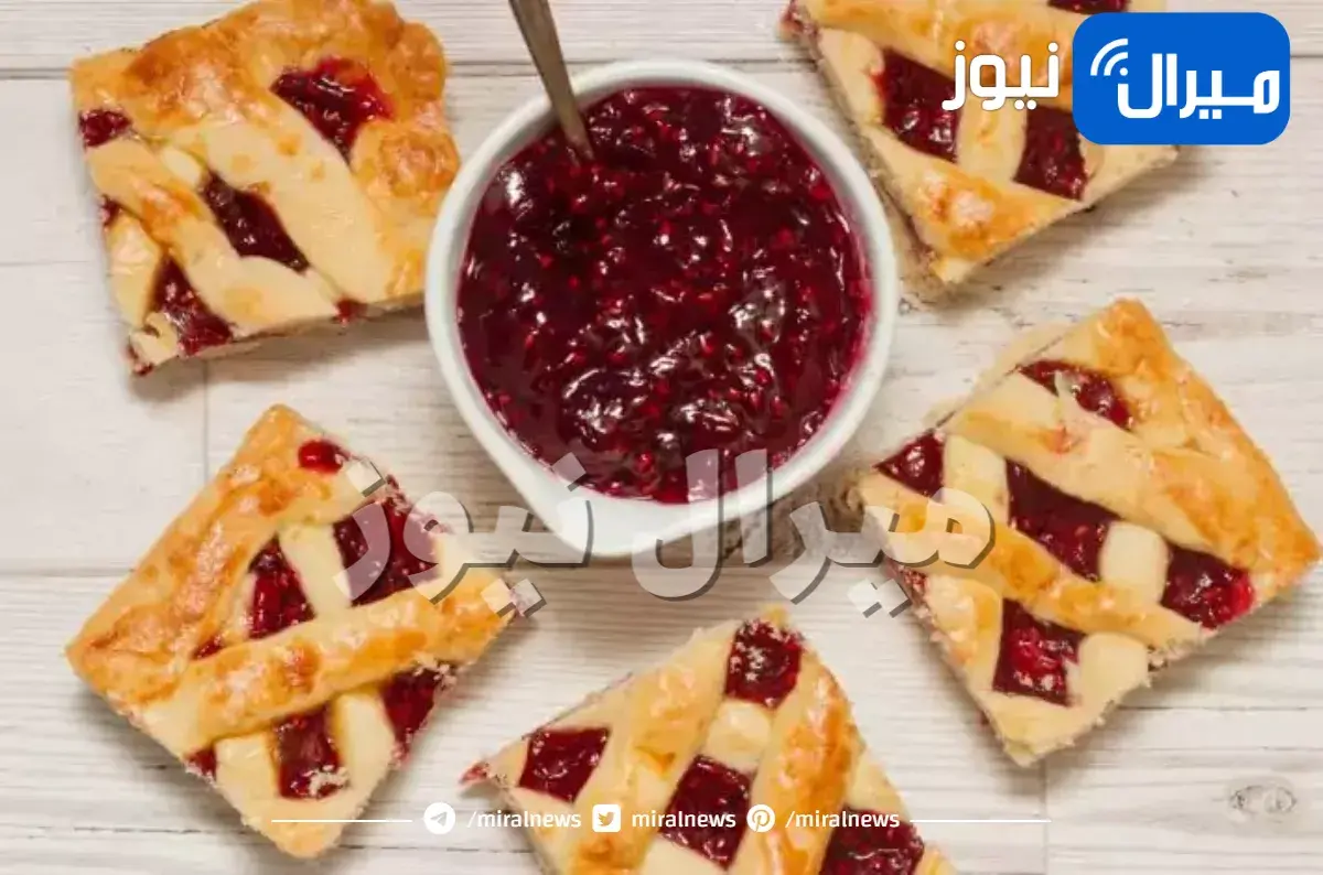 طريقة عمل الباستا فلورا بمربى الفراولة