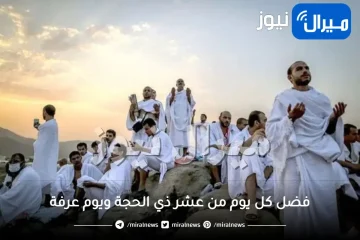 فضل كل يوم من عشر ذي الحجة ويوم عرفة