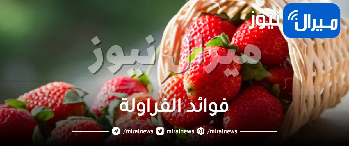 فوائد الفراولة