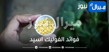 فوائد الفوليك اسيد