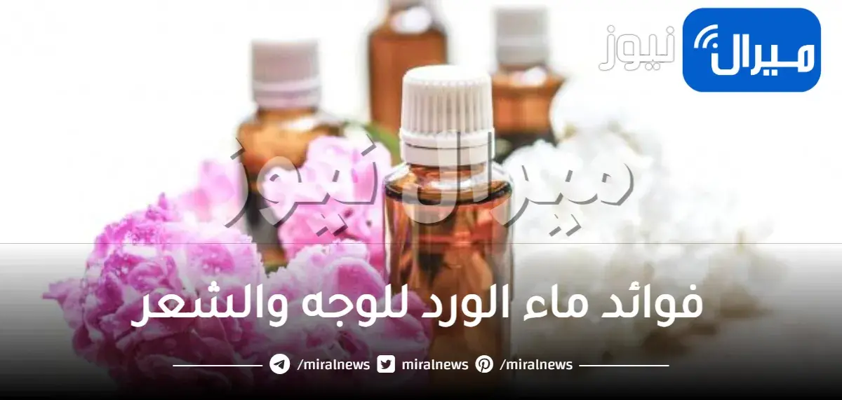 ما هي فوائد ماء الورد للوجه والشعر