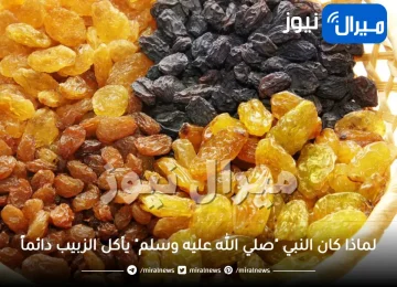 لماذا كان النبي “صلي الله عليه وسلم” يأكل الزبيب دائماً .. تعرف علي السبب ؟