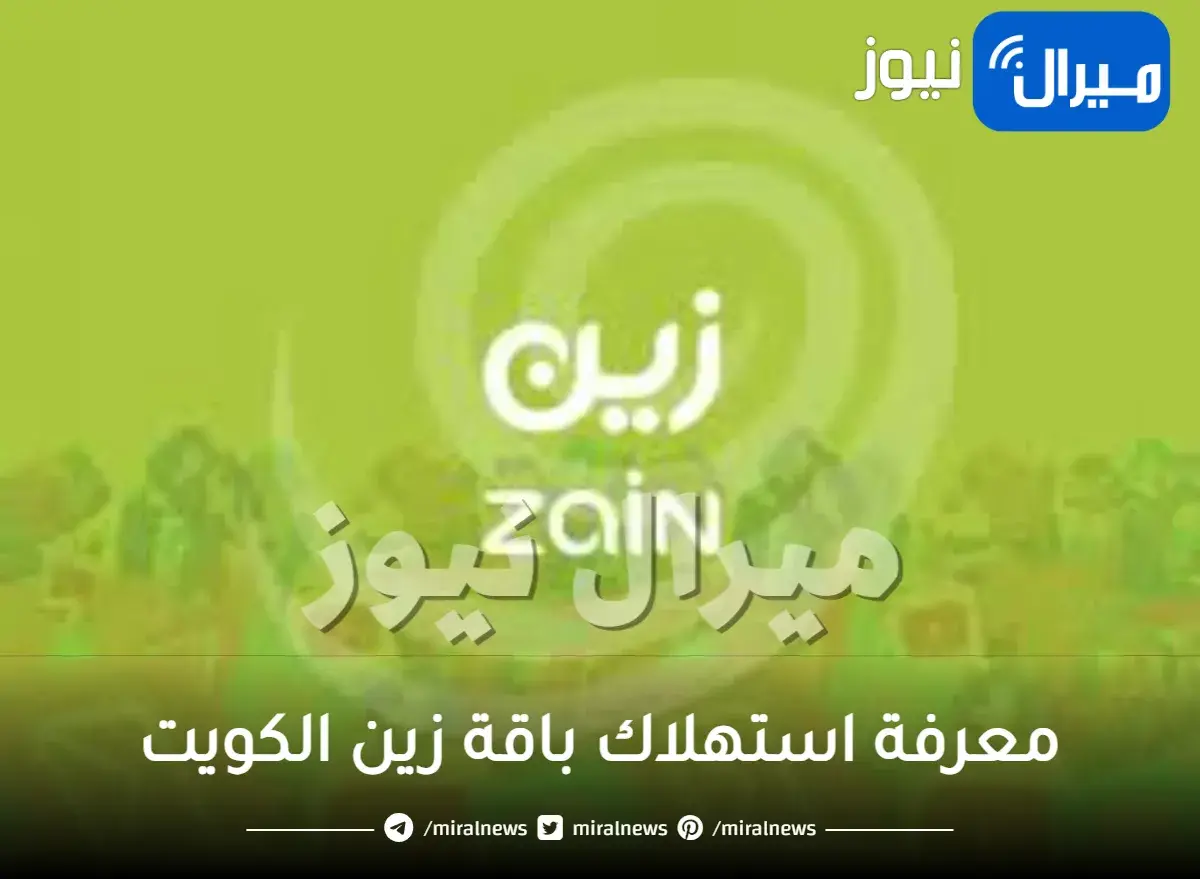معرفة استهلاك باقة زين الكويت بالعديد من الطرق البسيطة