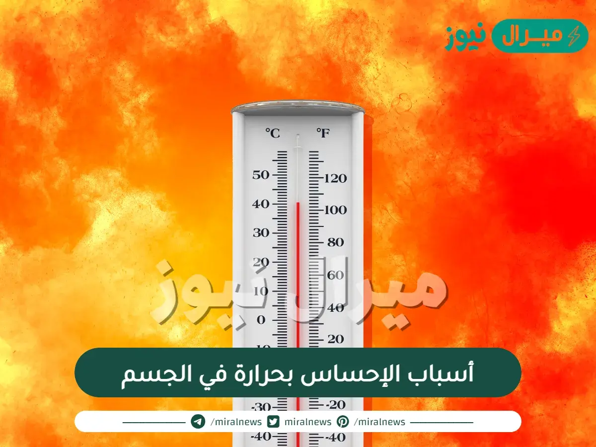 أسباب الإحساس بحرارة في الجسم مع أن درجة الحرارة طبيعية