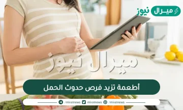 أطعمة تزيد فرص حدوث الحمل