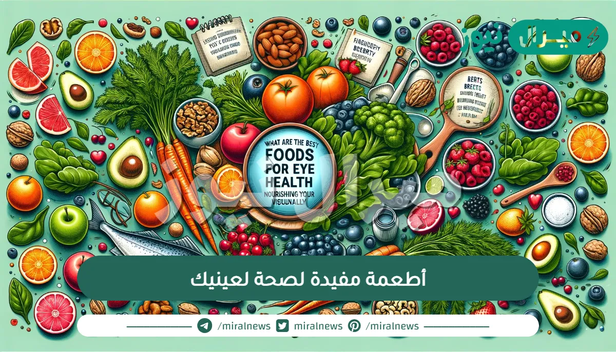 10 أطعمة مفيدة لصحة لعينيك