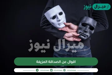 اقوال عن الصداقة المزيفة