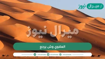 العلاوي وش يرجع