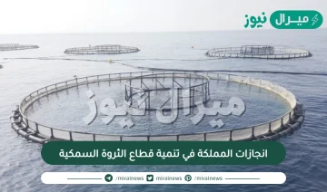 انجازات المملكة في تنمية قطاع الثروة السمكية