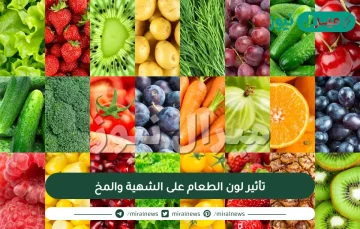 تأثير لون الطعام على الشهية والمخ..دراسة توضح