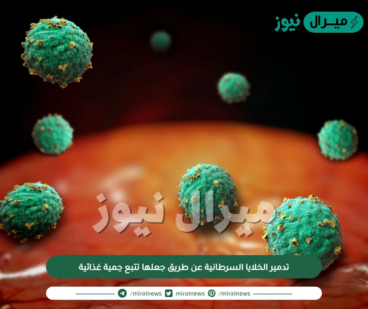 تدمير الخلايا السرطانية عن طريق جعلها تتبع حِمية غذائية