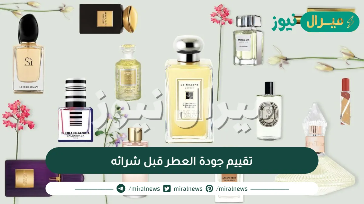 كيف تقوم بتقييم جودة العطر قبل شرائه ؟