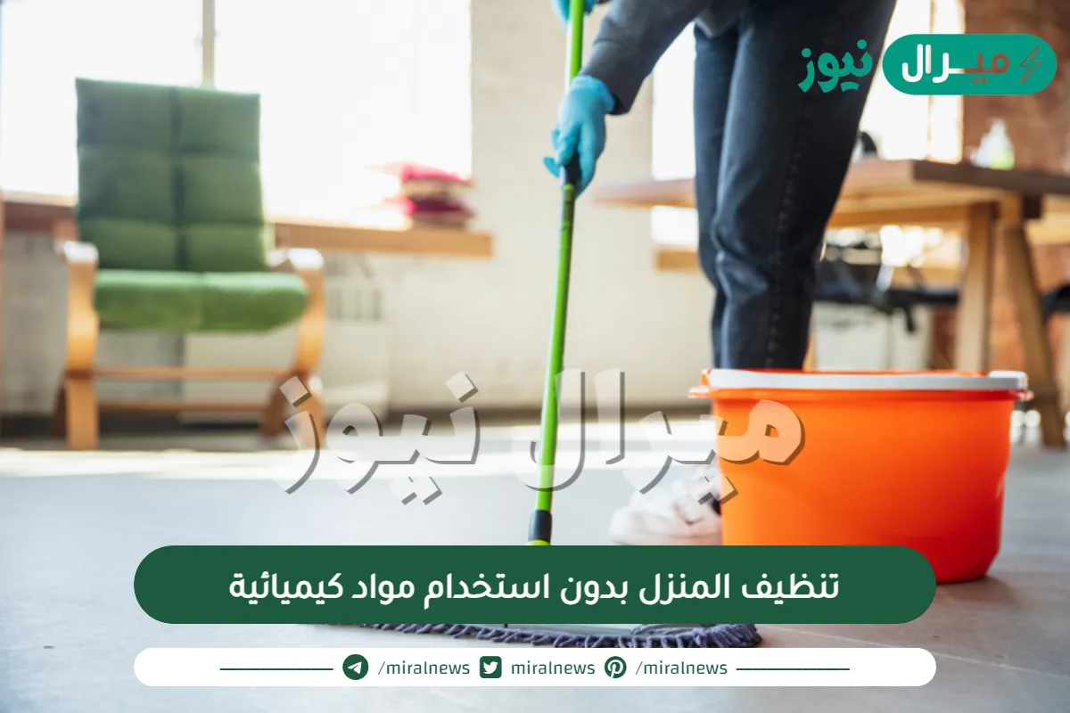 تنظيف المنزل بدون استخدام مواد كيميائية