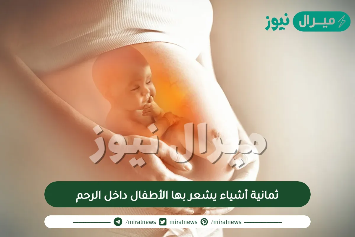 8 أشياء يشعر بها الأطفال داخل الرحم