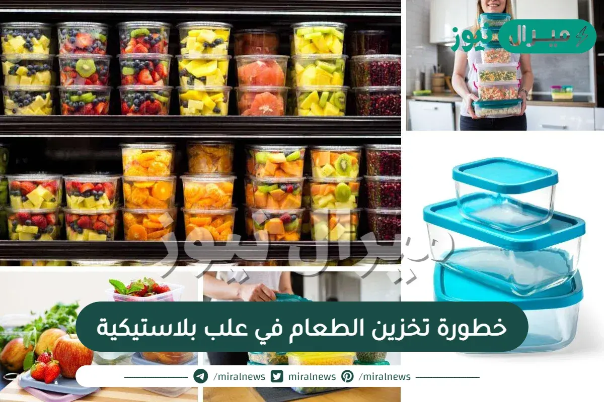 خطورة تخزين الطعام في علب بلاستيكية