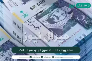 سلم رواتب المستخدمين الجديد مع البدلات