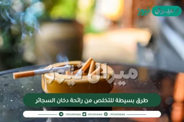 طرق بسيطة للتخلص من رائحة دخان السجائر