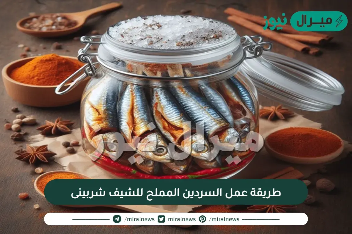 طريقة عمل السردين المملح للشيف شربينى