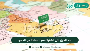 عدد الدول التي تشترك مع المملكة في الحدود