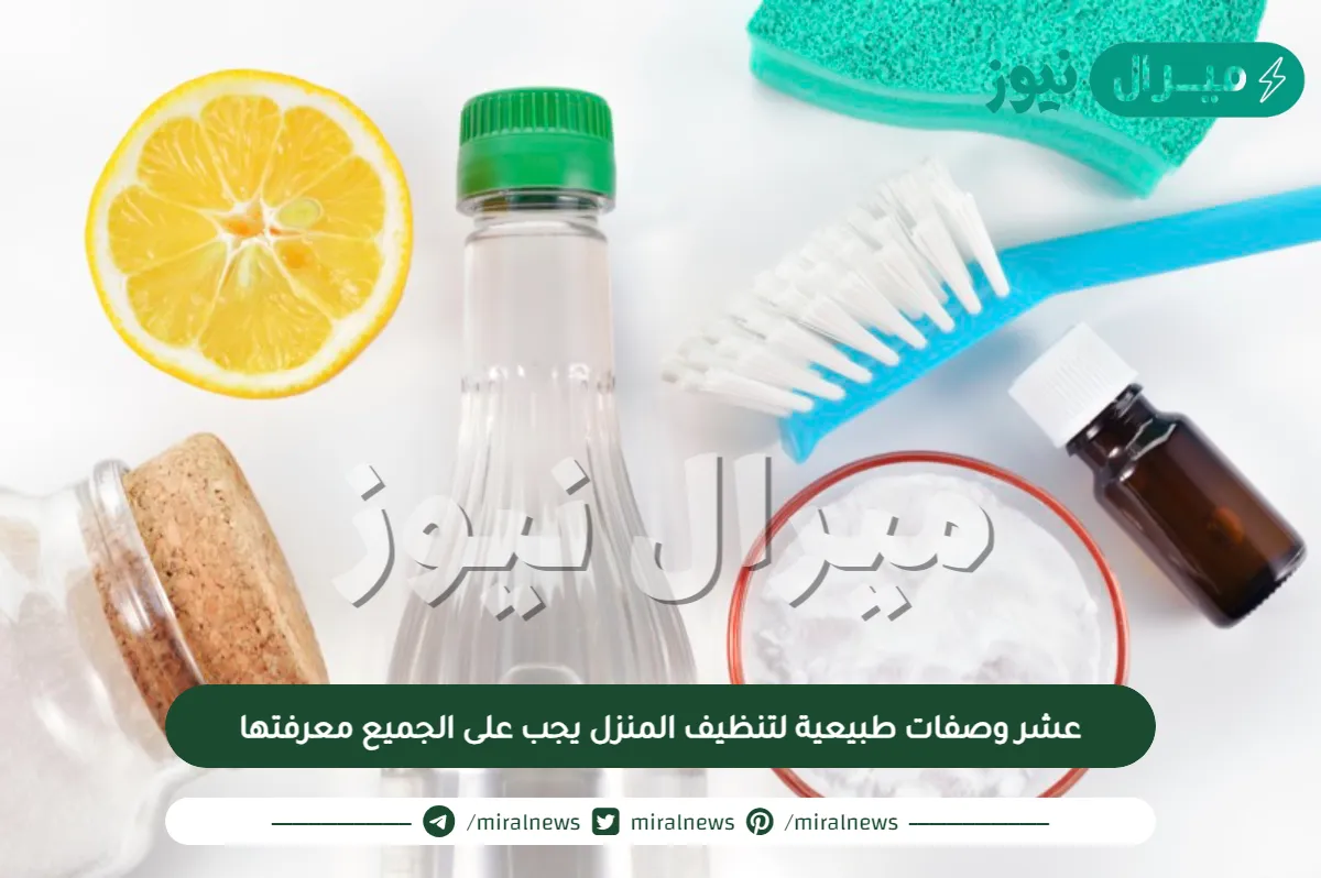 10 وصفات طبيعية لتنظيف المنزل يجب على الجميع معرفتها