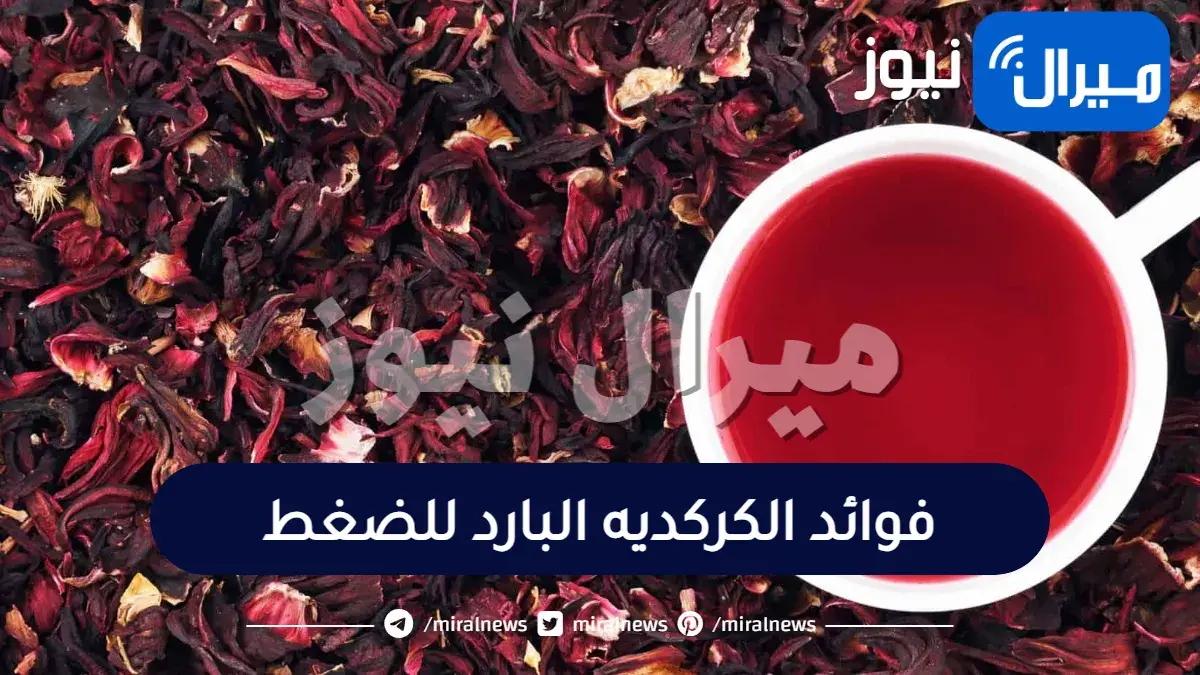 فوائد الكركديه البارد للضغط