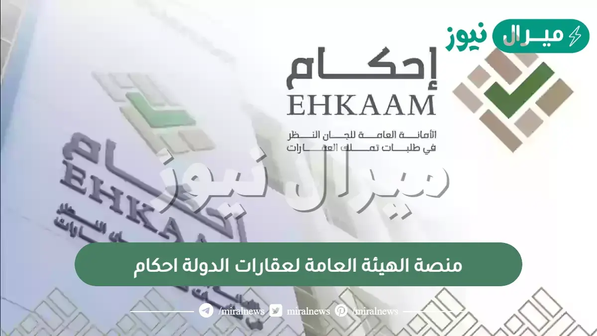 منصة الهيئة العامة لعقارات الدولة احكام