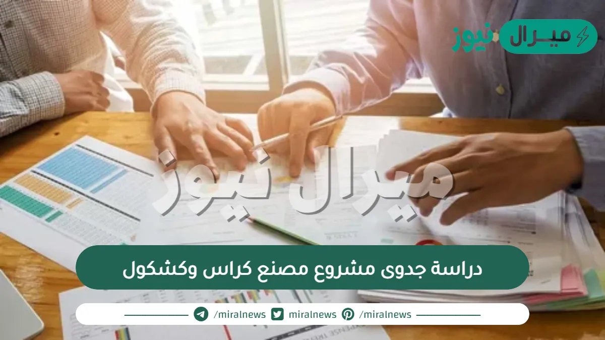 دراسة جدوى مشروع مصنع كراس وكشكول