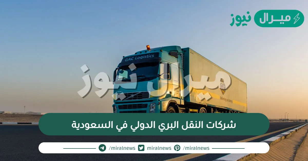 شركات النقل البري الدولي في السعودية