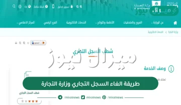 طريقة الغاء السجل التجاري وزارة التجارة