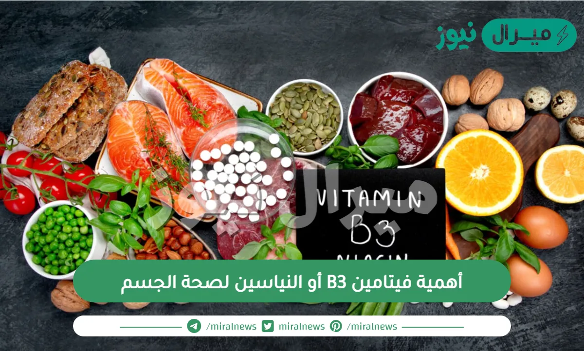 أهمية فيتامين B3 أو النياسين لصحة الجسم