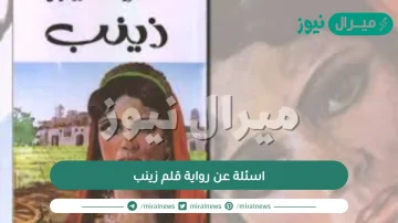 اسئلة عن رواية قلم زينب