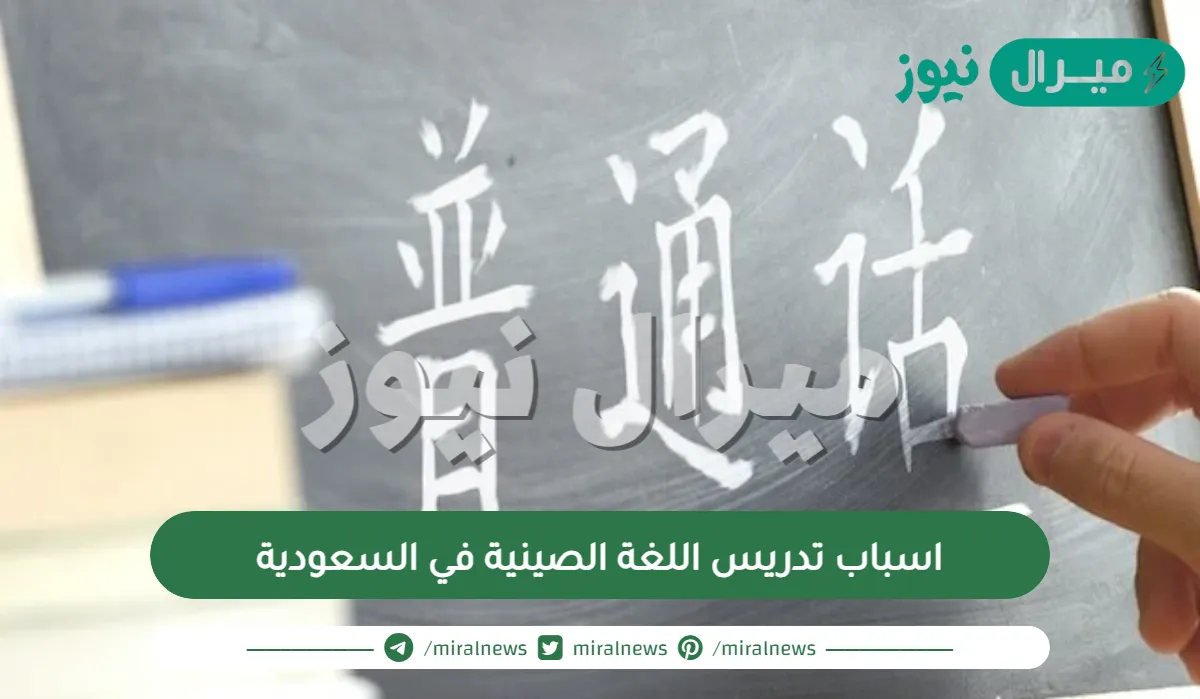 اسباب تدريس اللغة الصينية في السعودية