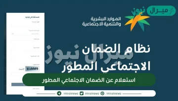 رابط استعلام عن الضمان الاجتماعي المطور مع الشروط وموعد نزول الضمان