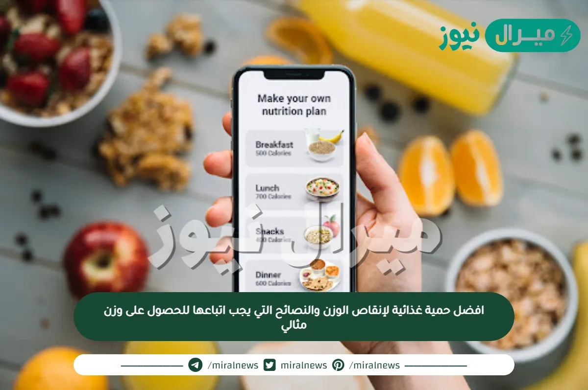 افضل حمية غذائية لإنقاص الوزن والنصائح التي يجب اتباعها للحصول على وزن مثالي