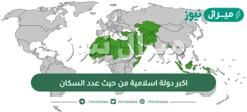 اكبر دولة اسلامية من حيث عدد السكان