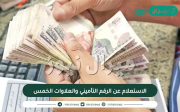 رابط الاستعلام عن الرقم التأميني والعلاوات الخمس