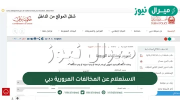 الاستعلام عن المخالفات المرورية دبي باسهل الطرق