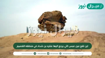 اين تقع عين عبس التي يرجع اليها عنتره بن شداد في منطقه القصيم