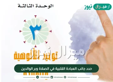 حدد جانب العبادة القلبية في الصلاة وبر الوالدين